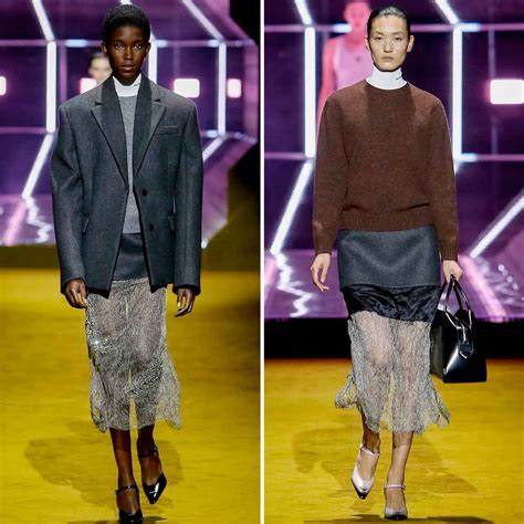 sfilata prada autunno inverno 2022|prada fashion designer fall 2022.